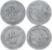 Deutschland - Polen 2x 10 Mark (mit Echtheitszertifikat) Lot 2x 10 Mark Aluminium Getto Litzmannstadt (16) -