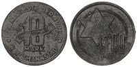 Deutschland / Polen / Getto Litzmannstadt 10 Mark (mit Echtheitszertifikat und Fachbuch ) MAGNESIUM !!! 1,71g -