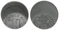 Deutschland / Kaiserreich / Weimar / 10 Pfennig J.299 FEHLPRÄGUNG: ca. 50 % dezentriert -