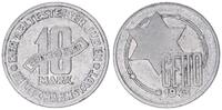 Deutschland / Polen / Getto Litzmannstadt 10 Mark (mit Echtheitszertifikat und Fachbuch ) Aluminium -