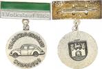 Deutschland Silber Medaille Volkslauf Wolsburg Medaille 1. Volkslauf -