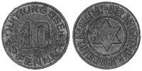 Deutschland / Polen / Getto Litzmannstadt 10 Pfennig (mit Echtheitszertifikat und Fachbuch ) MAGNESIUM 0,75g Exemplar aus dem New Yorker Lot 2. Ausgabe -