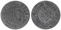 Deutschland / Polen / Getto Litzmannstadt 10 Pfennig (mit Echtheitszertifikat und Fachbuch ) MAGNESIUM 0,75g Exemplar aus dem New Yorker Lot 2. Ausgabe -