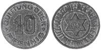 Deutschland / Polen / Getto Litzmannstadt 10 Pfennig (mit Echtheitszertifikat und Fachbuch ) MAGNESIUM 0,74g Exemplar aus dem New Yorker Lot 2. Ausgabe -