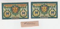 Deutschland Gräfenthal 2x50 Pfennig Schein Deutschland Gräfenthal, 2x50 Pfennig Schein, 1921 -