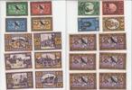 5,10,20,25 6x50Pfennig Scheine  Deutschland / Merseburg, Provinz Sachsen Stadt, Notgeld kassenfrisch