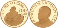 Vatikan 200 Euro Gold Papst Franziskus die Nächstenliebe nur 499 Exemplare * -