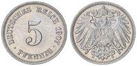 Deutschland / Kaiserreich 5 Pfennig J.12 großer Adler -
