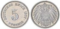 Deutschland / Kaiserreich 5 Pfennig J.12 großer Adler -