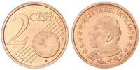 2 Cent 2004 Vatikan Kursmünze mit Papstmotiv prägefrisch