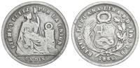 Peru 1 Dinero Republica Peruana Lima .9 Decimos Fino -