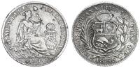 Peru 1/2 Dinero Republica Peruana Lima .9 Decimos Fino -