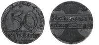 Deutschland / Weimar 50 Pfennig Probe Abschlag oder Fehlprägung auf Eisenronde,stark magnetisch -