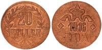 Kolonien / Deutsch-Ostafrika 20 Heller J.727a dünner Schrötling, Reinkupfer 50 MS/N -