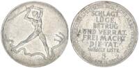 3. Reich Medaille NSDAP Alu Propaganda Medaille wählt Liste 8 -
