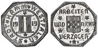 2 Pfennig 1919 Hamm/Westfalen Notgeld prägefrisch
