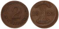 Deutschland / Weimar 2 Pfennig Fehlprägung 15% dezentriert -