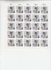 Deutschland / BRD Druckbogen, 25x80+35 Pfennig 25 Briefmarken, Deutsche Bundespost, Berlin - Für die Wohlfahrspflege -