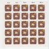 Deutschland / BRD Druckbogen, 25x80 Pfennig 25 Briefmarken, Deutsche Bundespost -