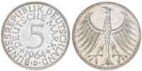 Deutschland 5 DM J.387 Silber Kursmünze -