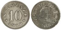 Deutschland 10Pf Kleingeldersatzmarke Schauenstein, Notmünze über 10 Pfennig, 1918 -