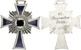 3. Reich Orden Mutterkreuz in Silber ohne Band -