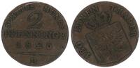 Brandenburg Preußen 2 Pfennig Friedrich Wilhelm III. -