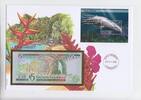 Domicana Numisbrief mit Geldschein Domicana, Numisbrief mit Geldschein, 2002 -