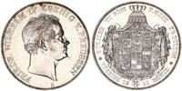 Doppeltaler 1841 A Preußen Friedrich Wilhelm IV. (1840-1861), Silber fast vz mit Prägeglanz