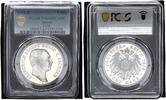 Sachsen - Deutsches Kaiserreich 5 Mark Friedrich August - PCGS zertifiziert -