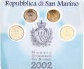 San Marino KMS 20 Cent und 50 Cent und 1 Euro und 2 Euro -