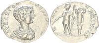 Antike / Römische Kaiserzeit/ Caracalla Denar Caracalla als Cäsar(2), 196-198 Rs: C. n.l. mit Tropaeum, Speer und Zweig -