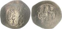 Antike / Byzanz / Manuel I. Komnenos. Billon-Aspron-Trachy Antike / Byzanz / Manuel I. Komnenos, Christus frontal, RV Manuel links, Gottesm -