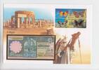1/4 Dinar-Banknote iin Numisbrief 1981 Libyen Libyen, 1/4 Dinar-Banknote iin Numisbrief kassenfrisch