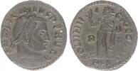 Antike / Römische Kaiserzeit / Licinius Follis Antike Follis des Licinius Sol steht n.l. mit Globus in der Linken -