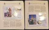 13 Numisbriefe   Papst im Ordner ungebraucht, sehr guter Zustand