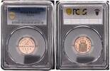 2 Pfennig 1854 A Preußen  PR64RB Polierte Platte