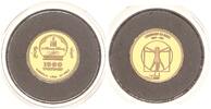 Mongolei 1000 Terper Leonardo da Vinci 1/25oz Gold -