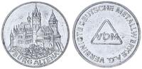 Deutschland Probe in Pfennig-Größe Probeprägung in Pfennig-Größe Titanzink, VDM RRR! -