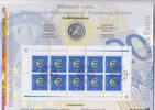 BRD Numisblatt 10 Euro Euro Einführung - Währungsunion Münze und Briefmarken -