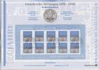 BRD 10 DM Numisblatt Franckesche Stiftungen Münze und Briefmarken -