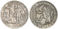 Tschechoslowakei 100 Korun/Kronen 600 Jahre Universität in Prag, Silber -