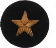 3. Reich Uniformteil Ärmelstern für Offiziere der Kriegsmarine -