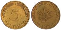 BRD 5 Pfennig seltenes Jahr und Münzzeichen -