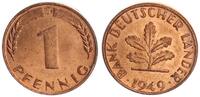 BRD 1 Pfennig Bank deutscher Länder tiefstehendes MZZ -