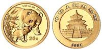 China 20 Yuan Panda 1/20 Unze Gold -