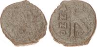 Antike / Byzanz Mauricius Tiberius Halbfollis Byzanz Mauricius Tiberius 582-602 n.Chr Theoupolis Bronze Halbfollis -