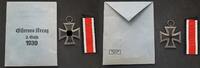 3. Reich Orden Eisernes Kreuz 2.Klasse mit Band und Tüte Hersteller 98 -