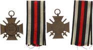 Kaiserreich Orden Ehrenkreuz für Frontkämpfer mit Schwerter mit Band Hersteller G15 -