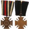 Kaiserreich Orden Ehrenkreuz für Frontkämpfer mit Schwerter mit Spange Hersteller T.H.W. -